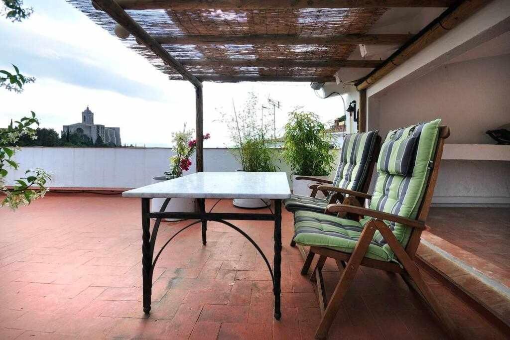 Apartamento Con Increibles Vistas Y Terraza Girona Zewnętrze zdjęcie